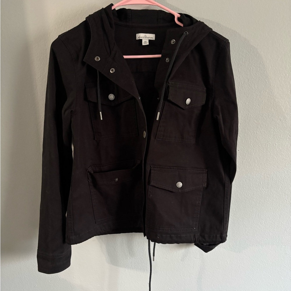 2/$10 L.L. Bean Women's Black Utility Jacket